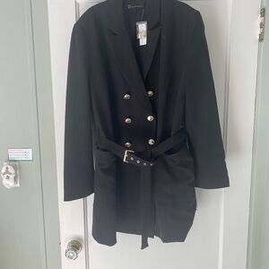 Black Blazer Mini Dress NWT